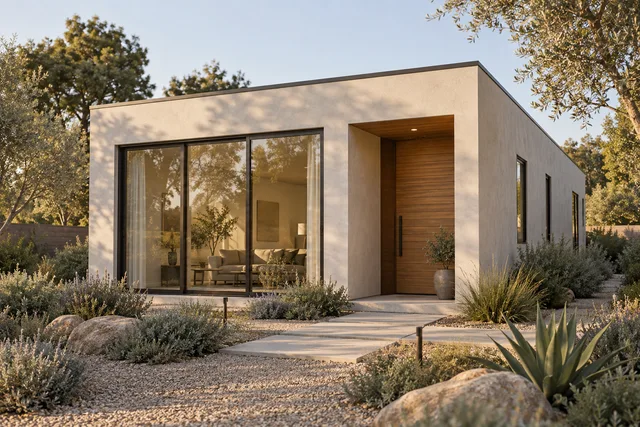 Meridian One-Bed · Architectural concept render