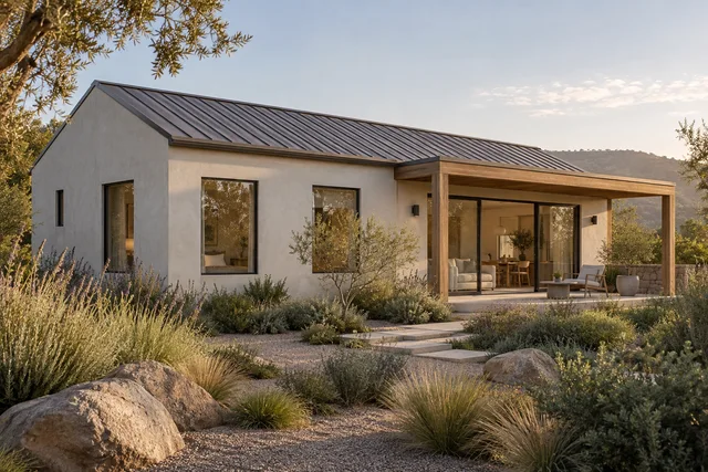 Courtyard Two-Bed · Architectural concept render